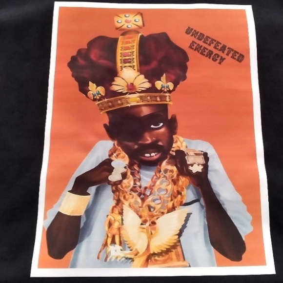 UNDEFEATED ENERGY tee ft Slick Rick the Ruler! - Picture 4 of 4